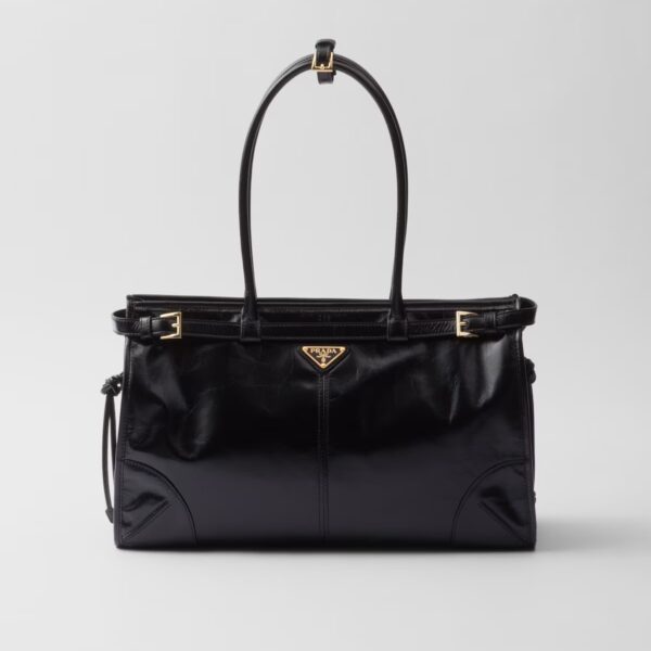 Prada Bonnie Large Leather Handbag