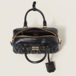 Arcadie Matelassé Small Soft Lamb Leather Handbag