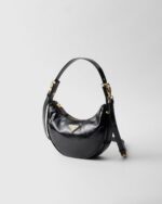 Prada Arqué Naplak Painted Leather Shoulder Bag