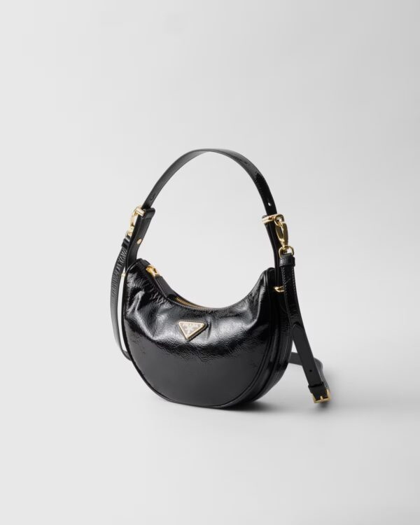 Prada Arqué Naplak Painted Leather Shoulder Bag