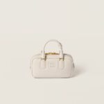 Arcadie Leather Small Handbag White