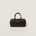 Arcadie Leather  Large Handbag Black Color