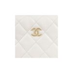 CHANEL 23C POUCH EVENING BAG WHITE