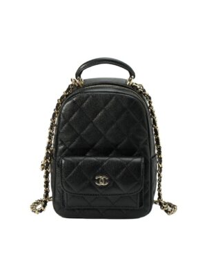 CHANEL MINI BACKPACK BLACK