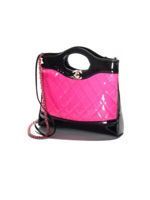 CHANEL 31 MINI SHOPPING BAG PATENT CALFSKIN