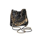 CHANEL MINI 22 HANDBAG WITH PEARL CHAIN