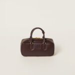 Arcadie Leather  Large Handbag Shrubby Oak Color