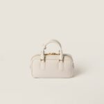 Arcadie Leather Small Handbag White