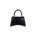 HOURGLASS Small Embossed Tote Bag