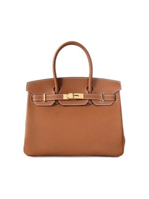Hermès Birkin 25 with gold-plated hardware, fully hand-stitched togo