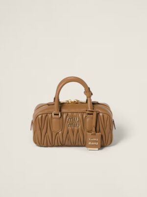 Arcadie Matelassé Small Soft Lamb Leather Handbag