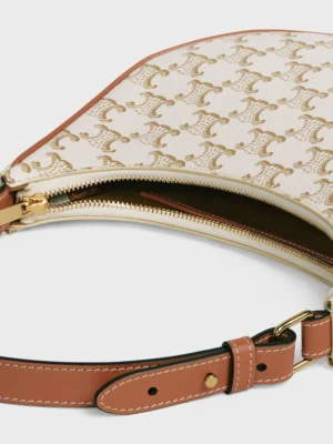 AVA BAG IN TRIOMPHE CANVAS AND CALFSKIN