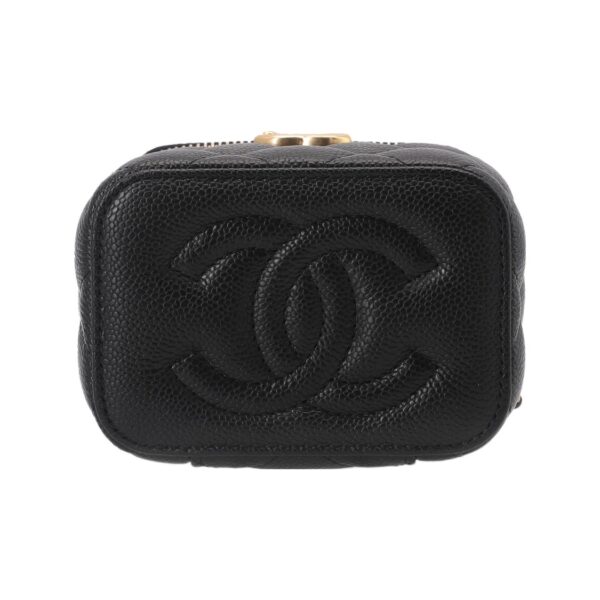 CHANEL 23P LIPSTICK BOX WITH CHAIN BLACK