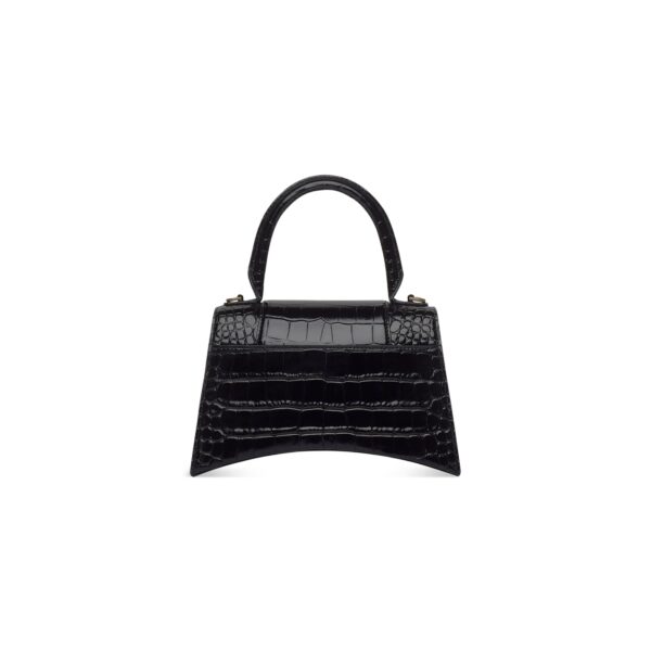 HOURGLASS Crocodile embossed small handbag